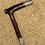 Thumbnail: Antique Rustic Walking Stick / Cane - Fritz Handle & Hallmarked 1909 Silver