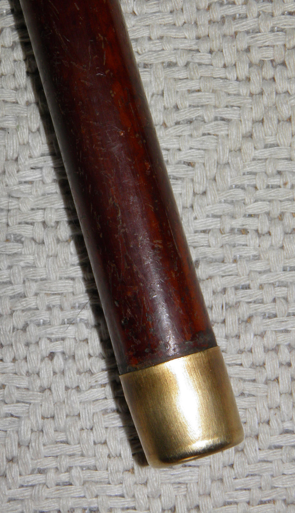 Thumbnail: Antique Malacca Walking Stick / Cane Silver Repousse Top Indian Animals & Plants