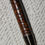 Thumbnail: Antique Partridge Wood Walking Stick Cane Grotesque Head Glass Eyes Metal Collar