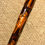 Thumbnail: Antique Rustic Walking Stick / Cane - Hand-Carved Builders & Animals