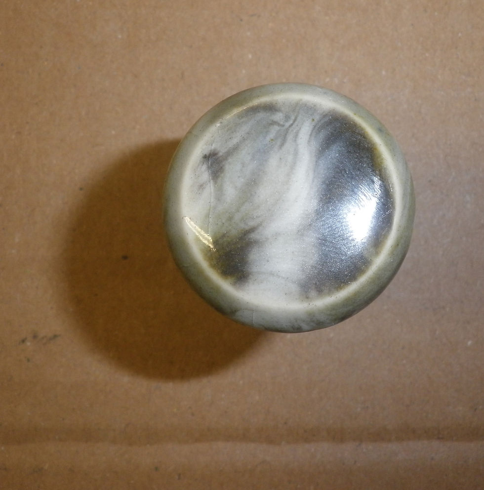 Thumbnail: Antique Gold Plate Dress Cane - With A Petite Marble Like Glass Top - 88cm