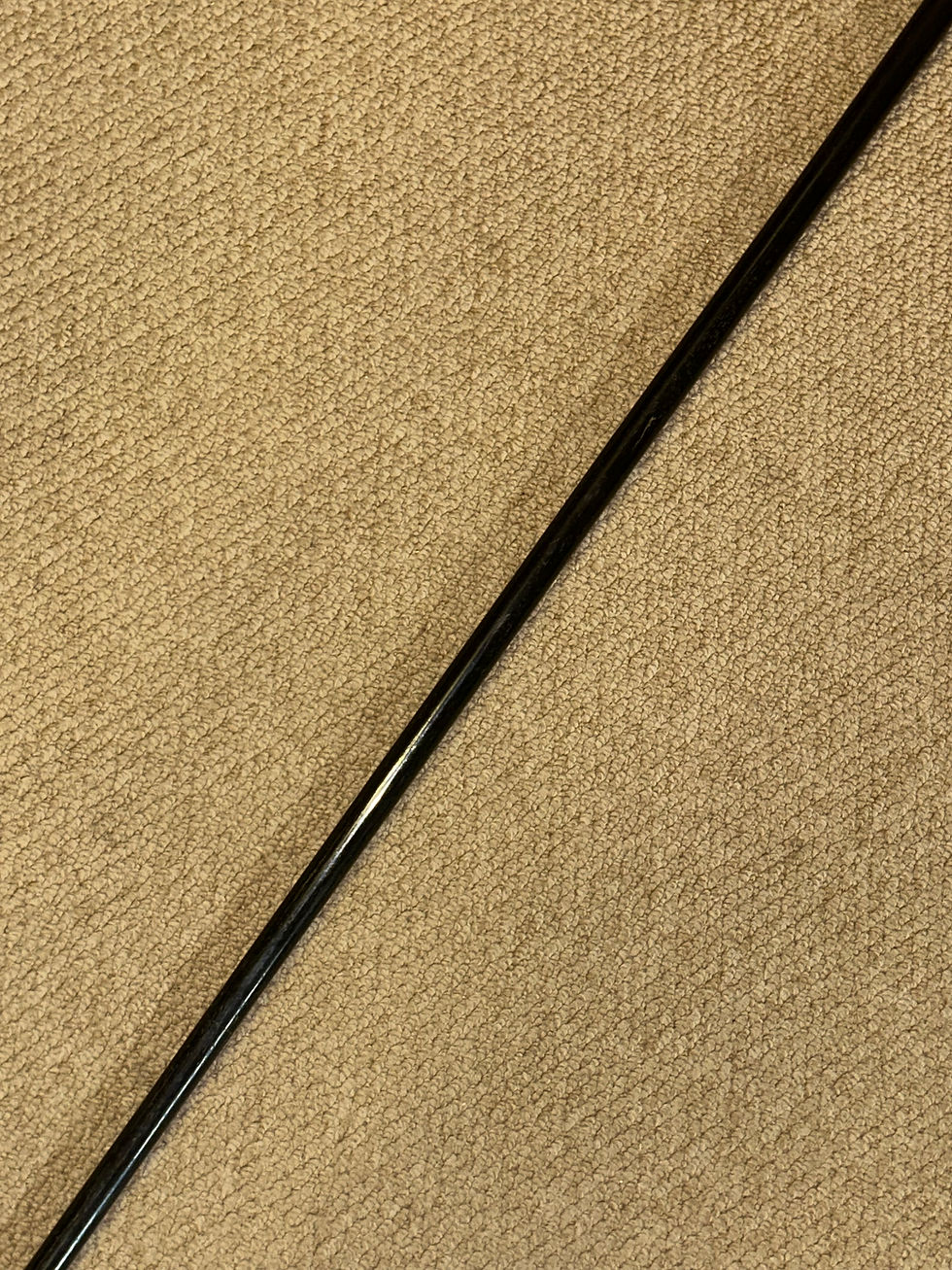 Thumbnail: Antique Gadget Walking Stick Cane - Vesta Case & Match Striker Art Deco Handle