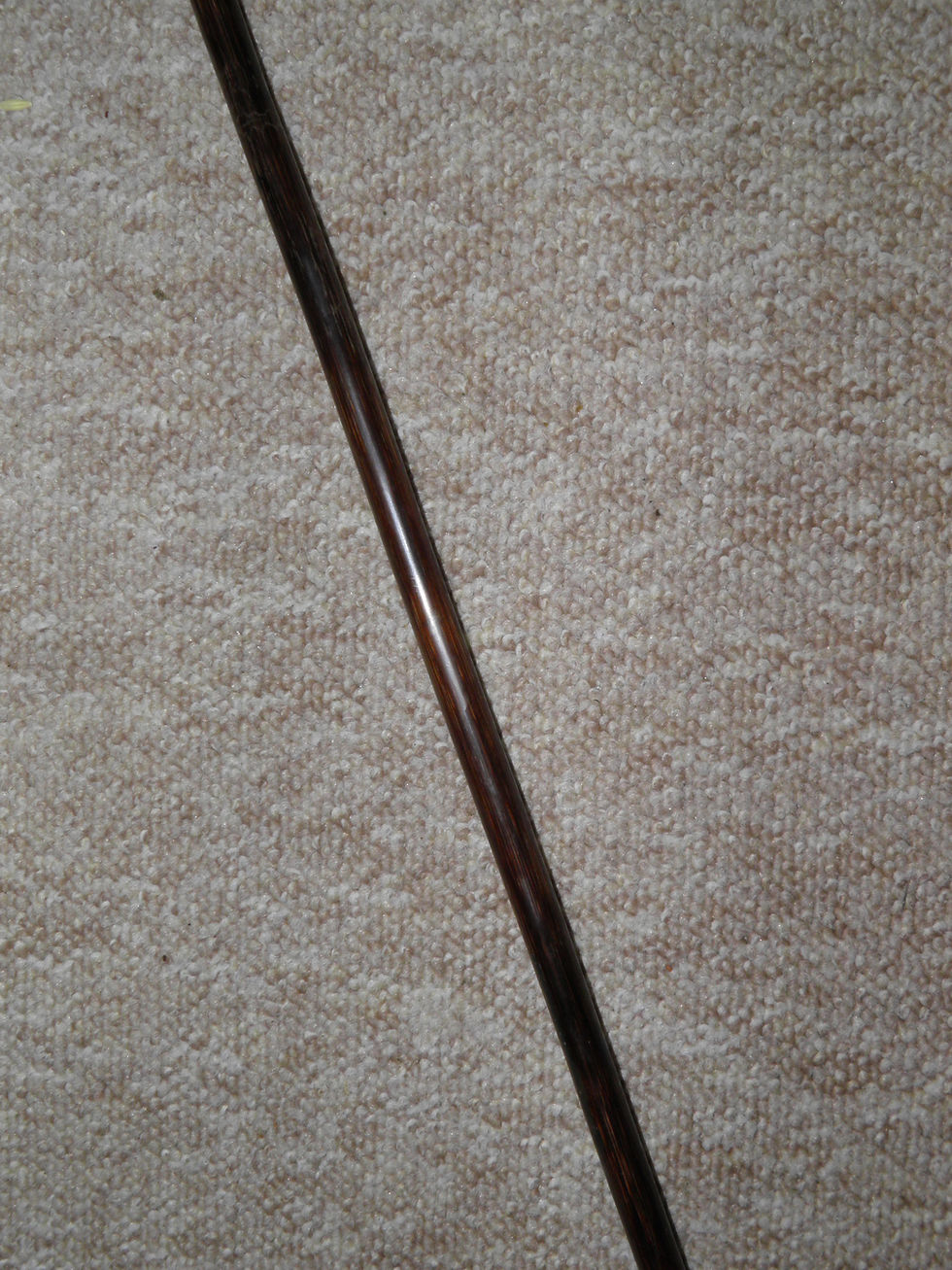 Thumbnail: Antique Repousse Gold Plate Ladies Tortoise Shell Walking/Dress Cane 'AGL'