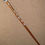 Thumbnail: Vintage Walking Stick / Cane With Resin Lion Head Top & British Hiking Badges