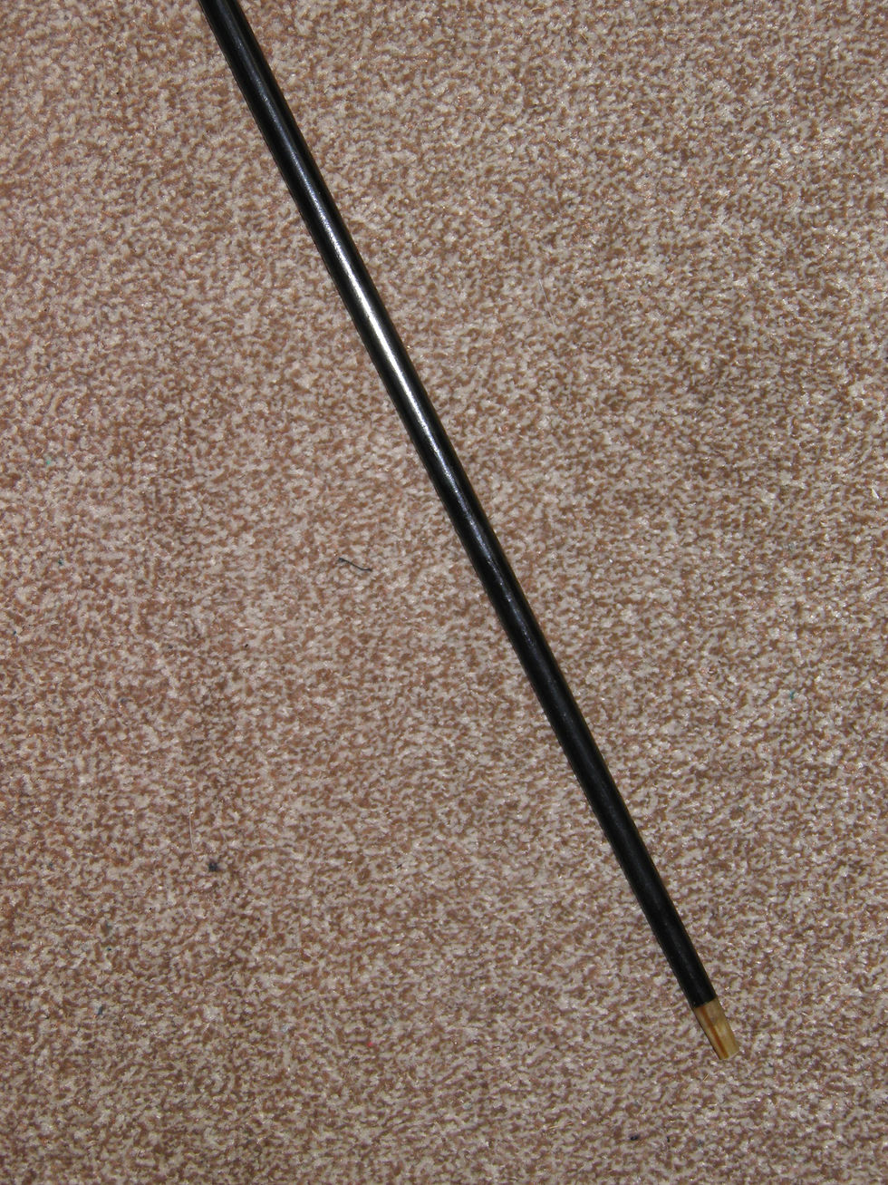 Thumbnail: Antique Ladies Intricately Carved Floral Ebonised Dress Cane