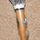 Thumbnail: Vintage Walking Stick / Cane With Resin Lion Head Top & British Hiking Badges