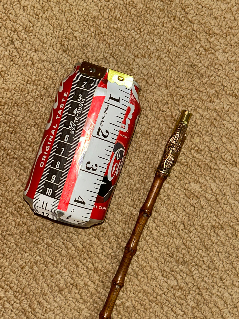 Thumbnail: WW1 Whangee Bamboo Swagger Stick - Australian Commonwealth Military Forces