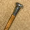 Thumbnail: Antique Malacca Walking Stick Cane - Hallmarked 1920 Silver Top By J. Howell