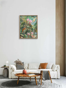 A artwork by south asian artist showing the botanicals