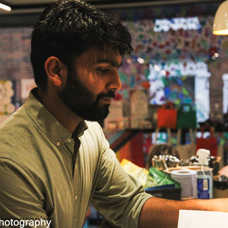 A mental health session happening with impact of art 