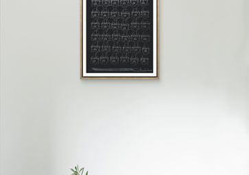 A art piece of buddha by a south asian artist from India