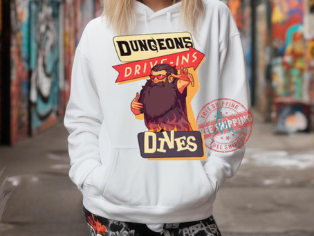 Senshi Dungeons Drive Ins And Dives Shirt