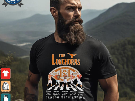 Texas Longhorns 131th Anniversary 1893 2024 Abbey Road thank you for the memories shirt