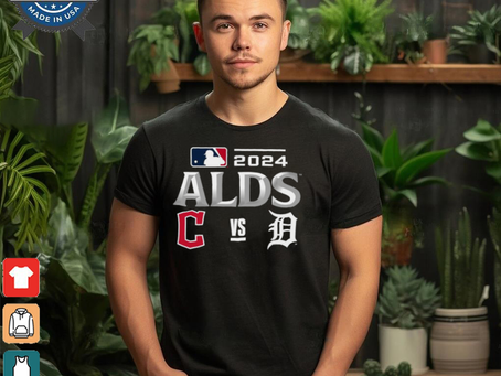 Cleveland Guardians vs. Tigers 2024 ALDS Matchup Set Logo T Shirt