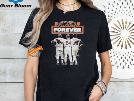 Official San Francisco Giants Forever Willie Mccovey Willie Mays And Orlando Cepeda Signatures Shirt