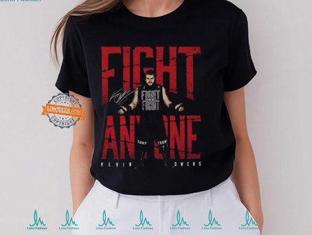 Kevin Owens Fight Anyone Black T shirt