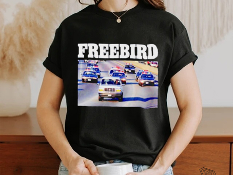 O.J Simpson White Bronco Freebird shirt