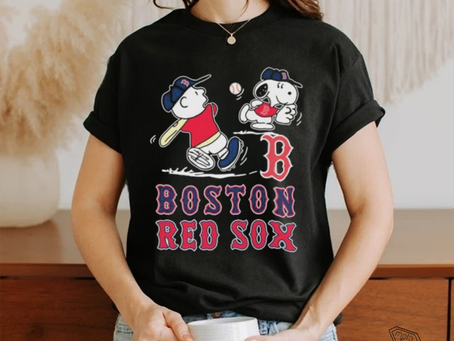 Peanuts Characters Boston Red Sox 2024 Shirt