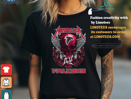 Official Skull Metallica Atlanta Falcons World Tour 2024 Shirt