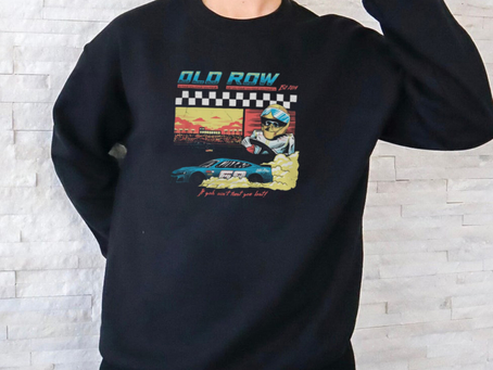 Old Row Race Car T Shirt