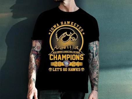 Iowa Hawkeyes Ncaa Women’s Basketball National Champions 2024 Let’s Go Hawkeyes Shirt