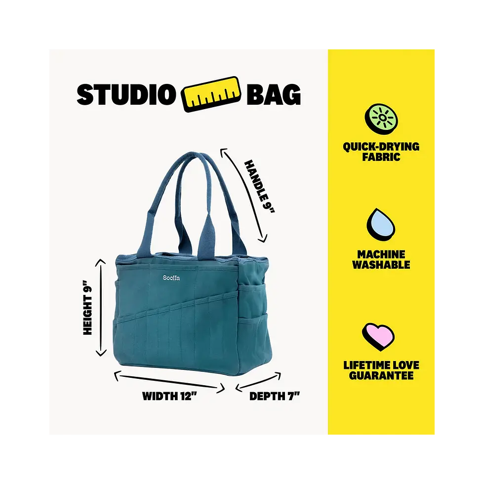 Thumbnail: SOOLLA® STUDIO BAG - AQUAMARINE