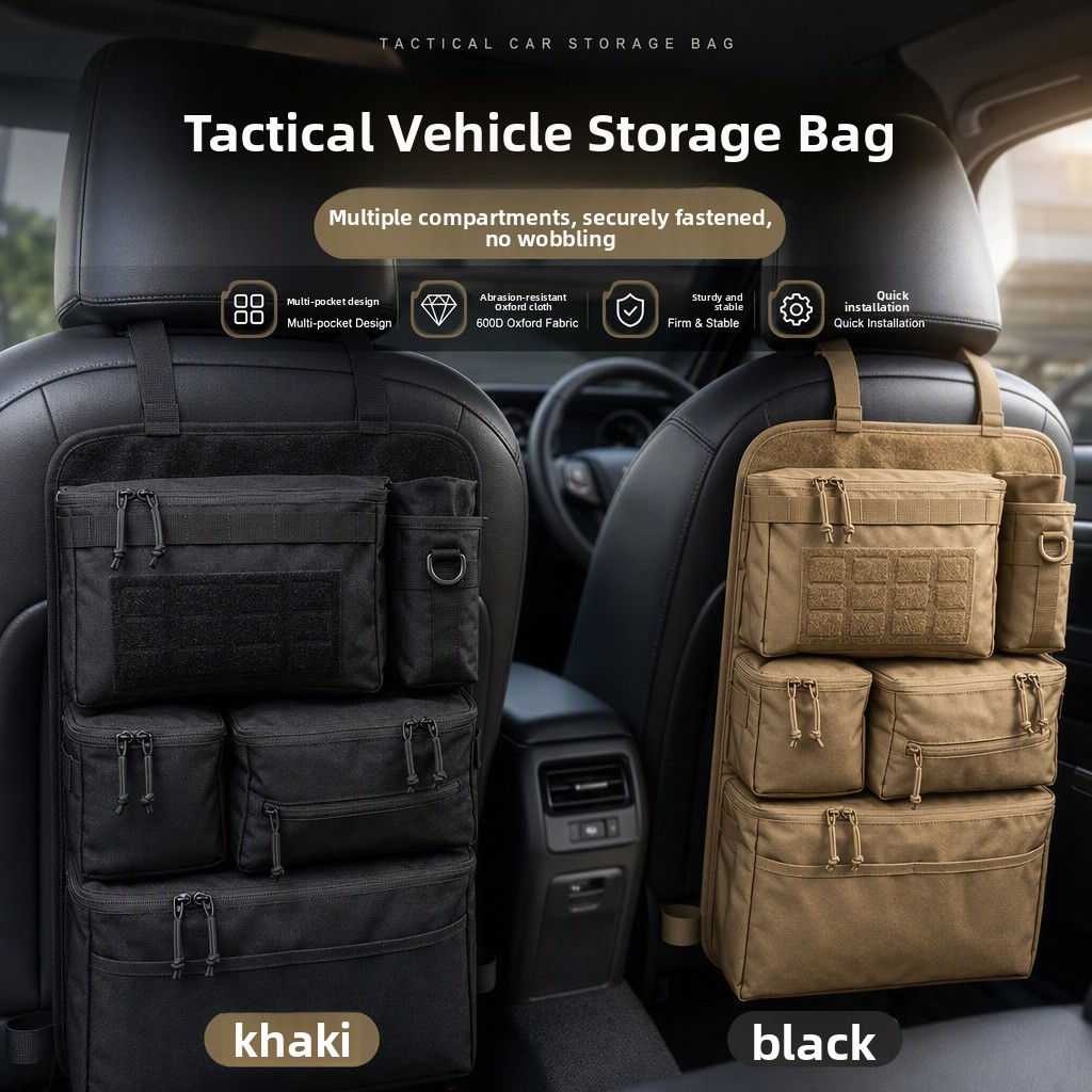 Car Seat Back Storage Organizer