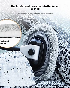 Extendable Car Wash Mop with Bendable Handle