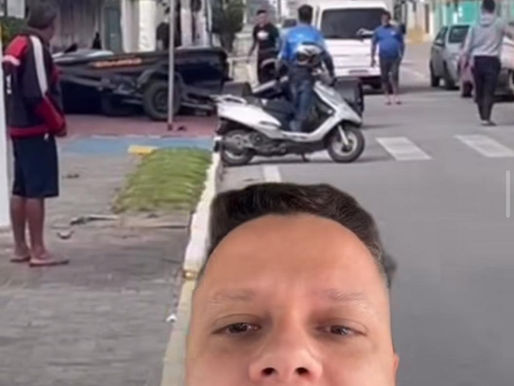 Moto aquática solta do engate do carro e causa acidente