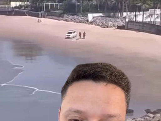 Corpo é encontrado na praia do Pernambuco em Guarujá