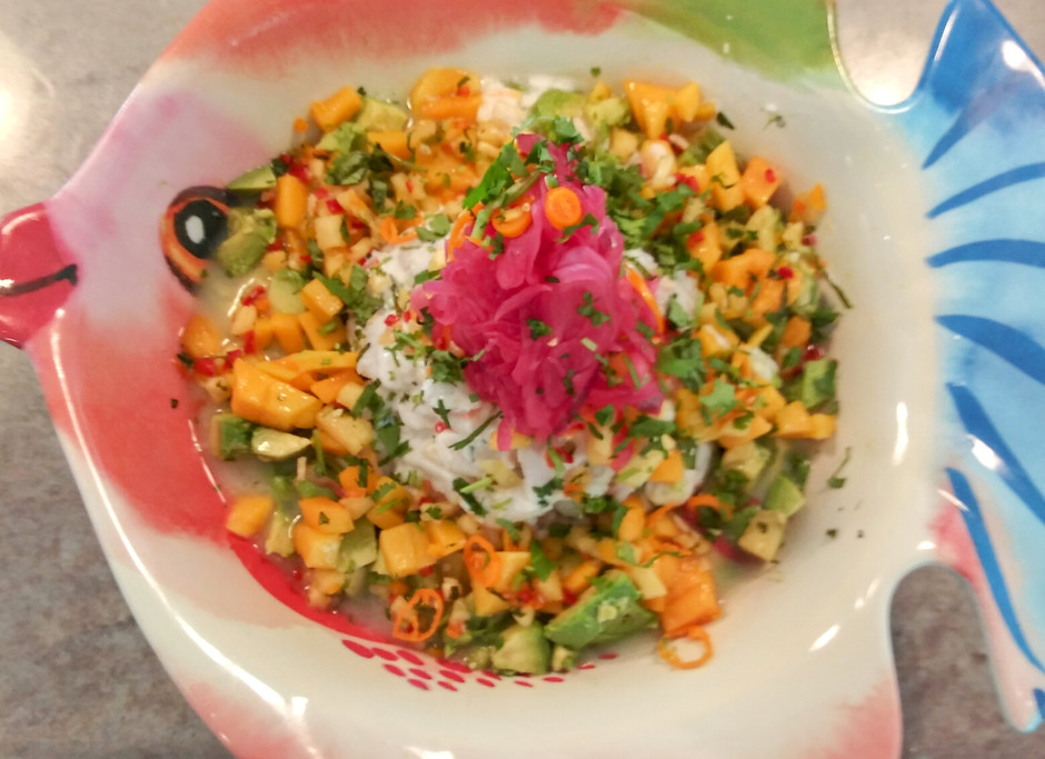Fresh Red Snapper Ceviche