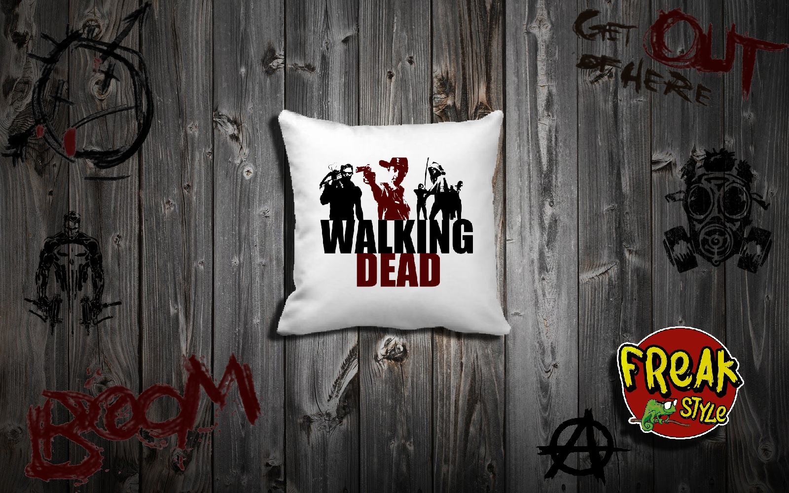Almohadon The Walking Dead