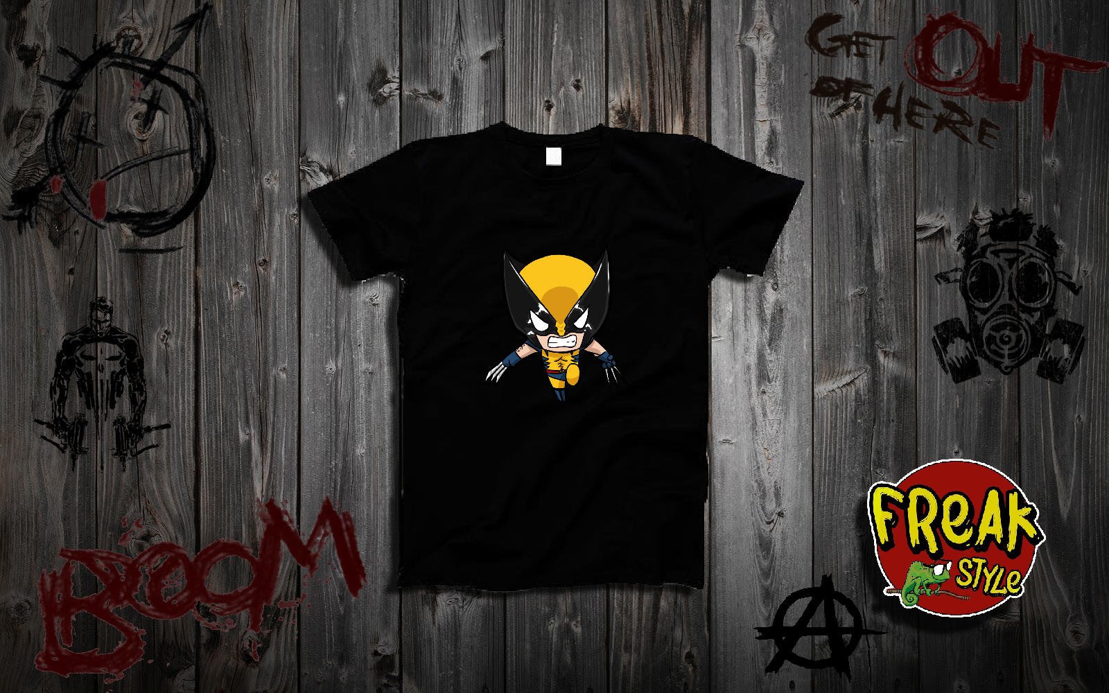 Remera Wolverine Chibi