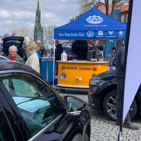 Die Bars als attraktiver Messestand