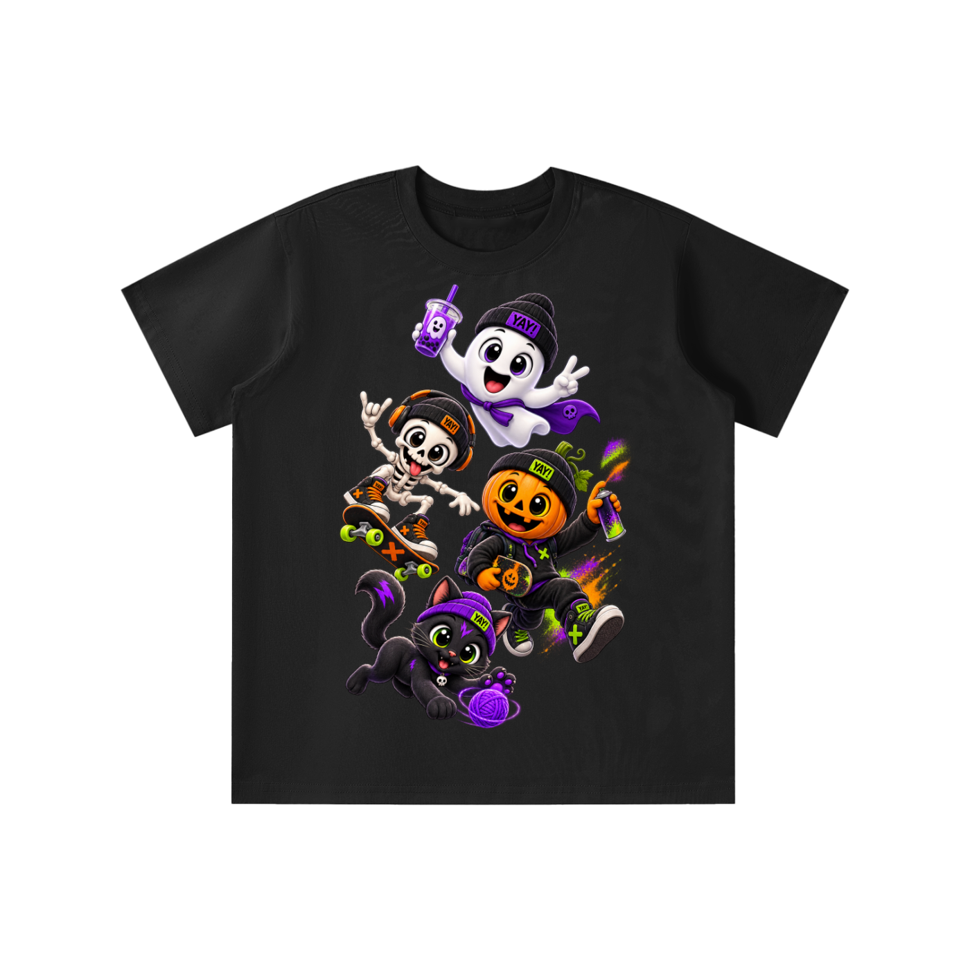 Halloween Night Crew Quick-Dry Cooling Kids' T-shirt
