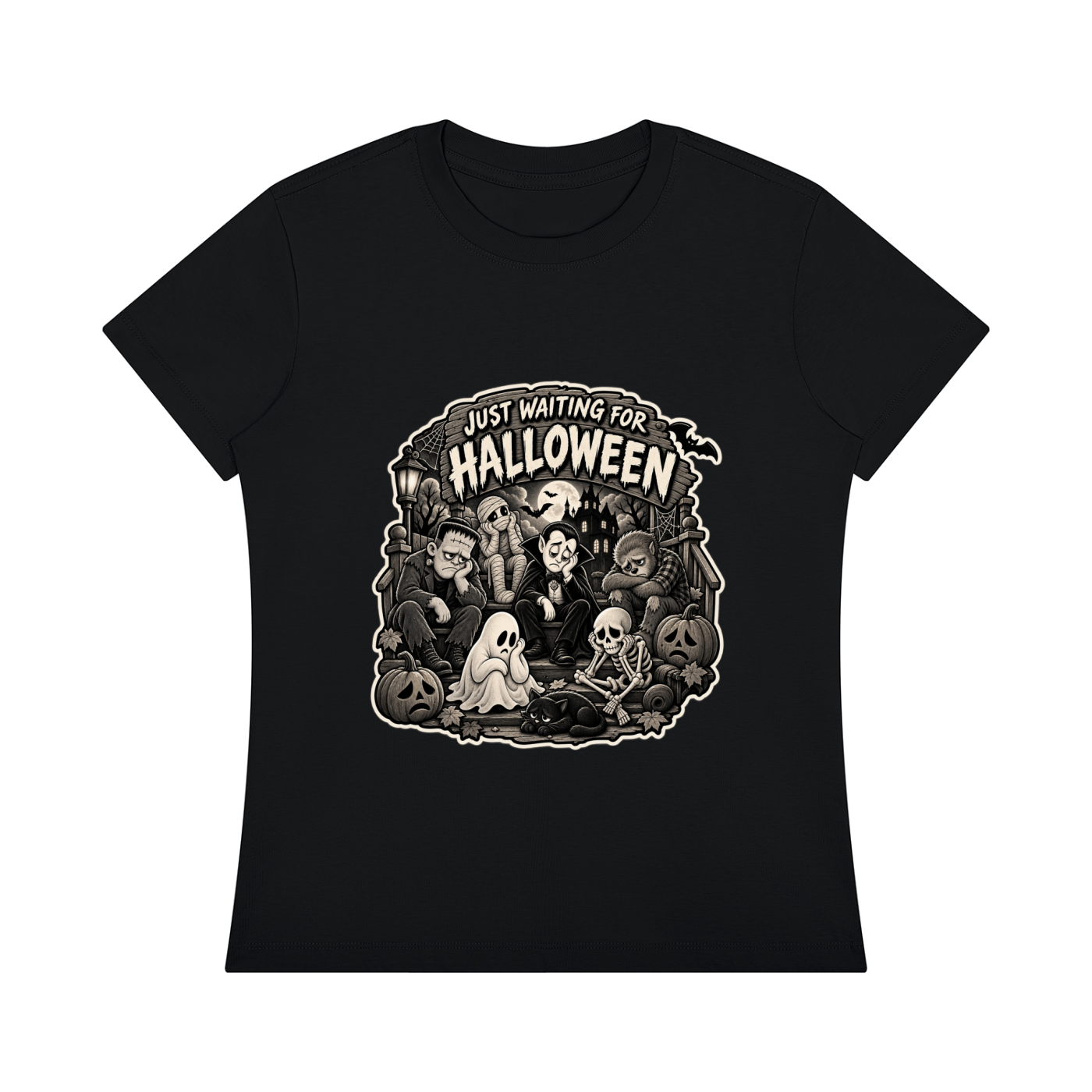 Waiting for Halloween regular Fit Crewneck T-Shirt