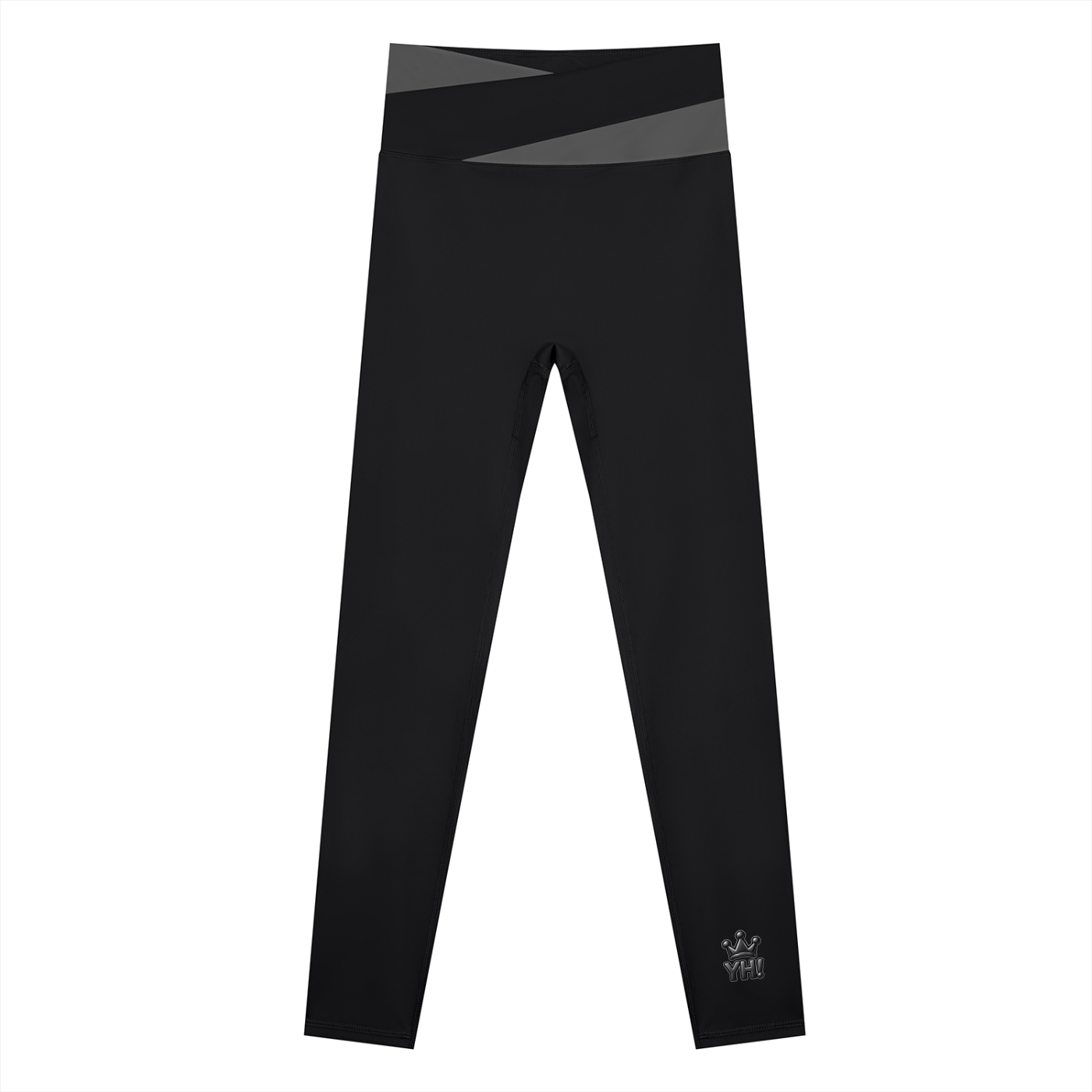YH! Black Color Block Yoga Leggings