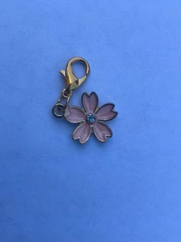 Thumbnail: Pink Flower Braid Charm 