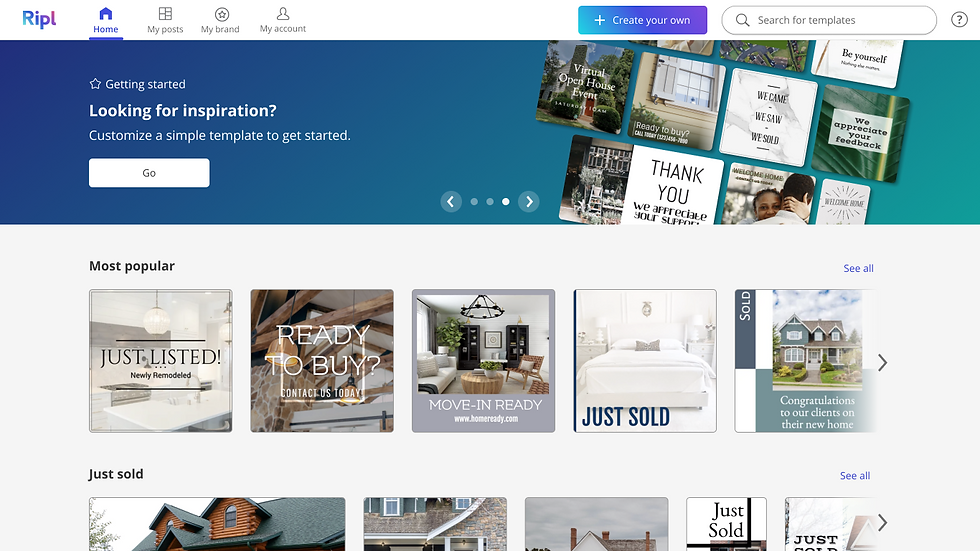 Ripl - Web - Home - Collections 2