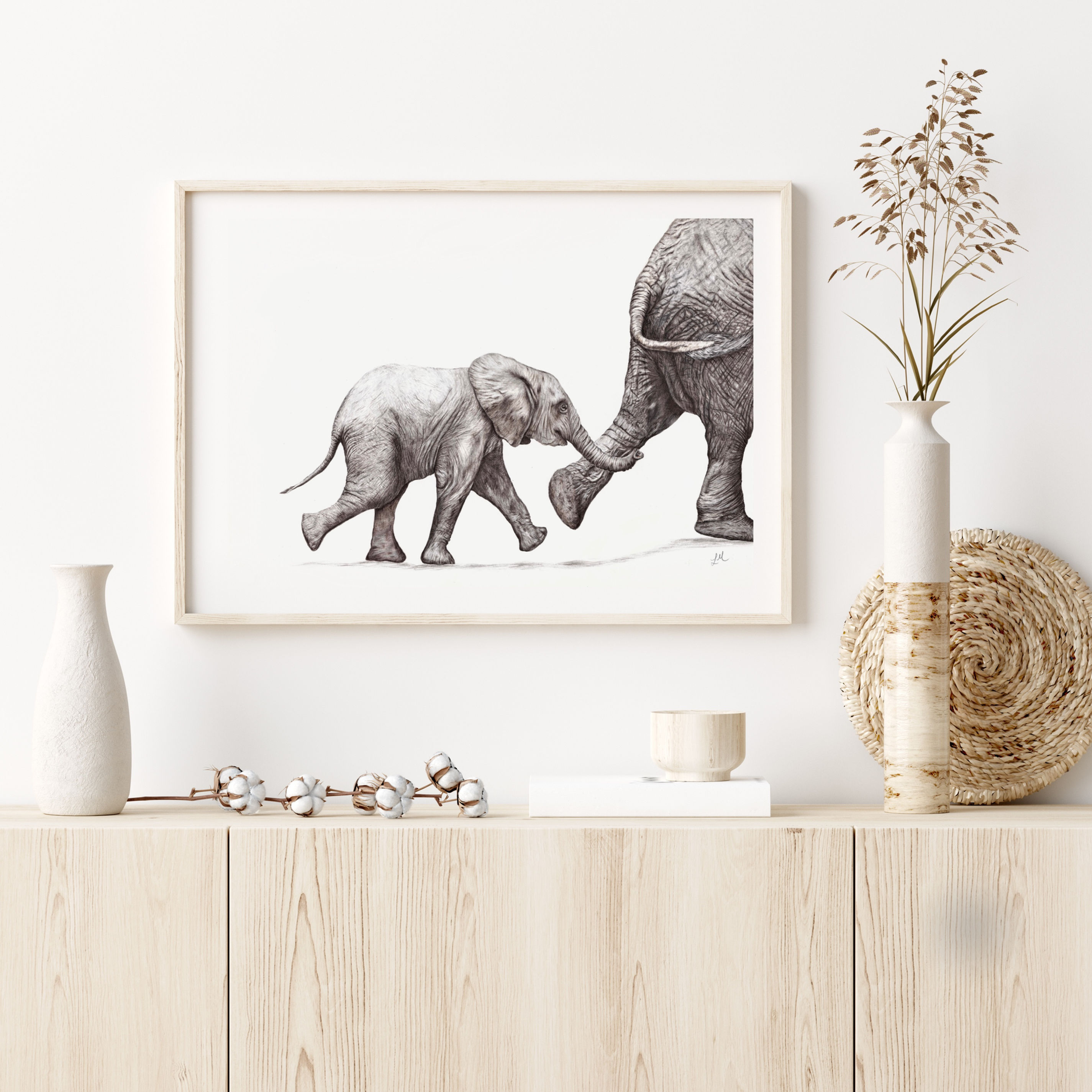 Limited Edition 'Follow my lead' print