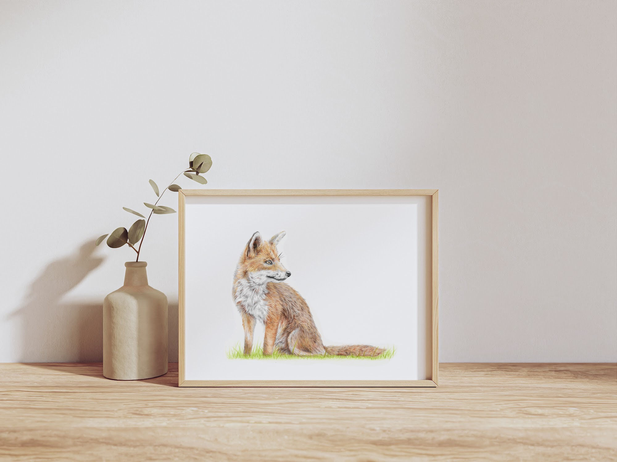 ‘Eyes on the prize’ Fox Print