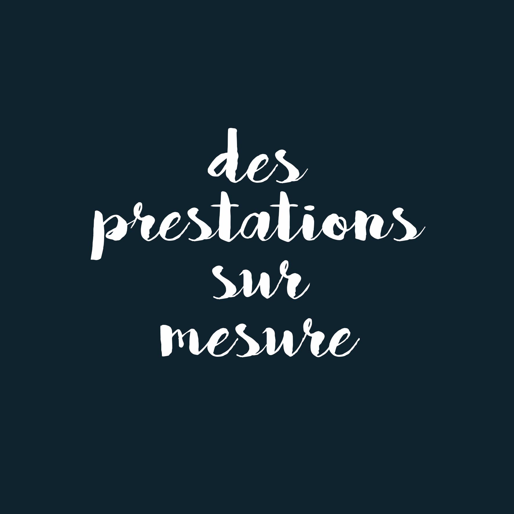 À vous de choisir !