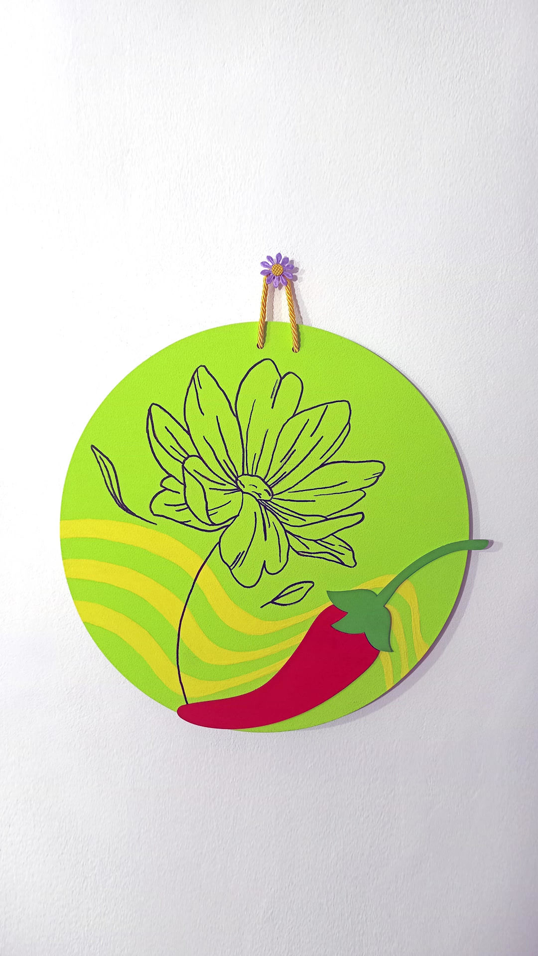 Pintura e Colagem em MDF Pimentinha - Xô, mau-olhado!