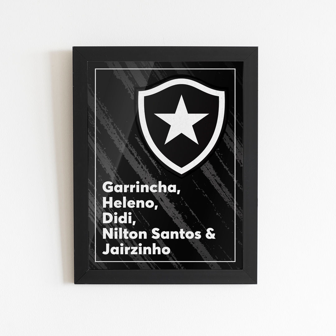 Quadro ou Poster Ídolos do Botafogo