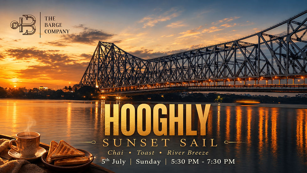 The Barge Company's - Hooghly Sunset Sail (Sunday, 5th July)