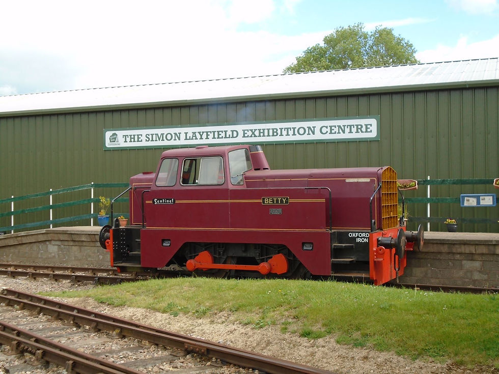 Betty Outside the Simon Layfield Exhibition Centre - Image by Rutland Railway Museum