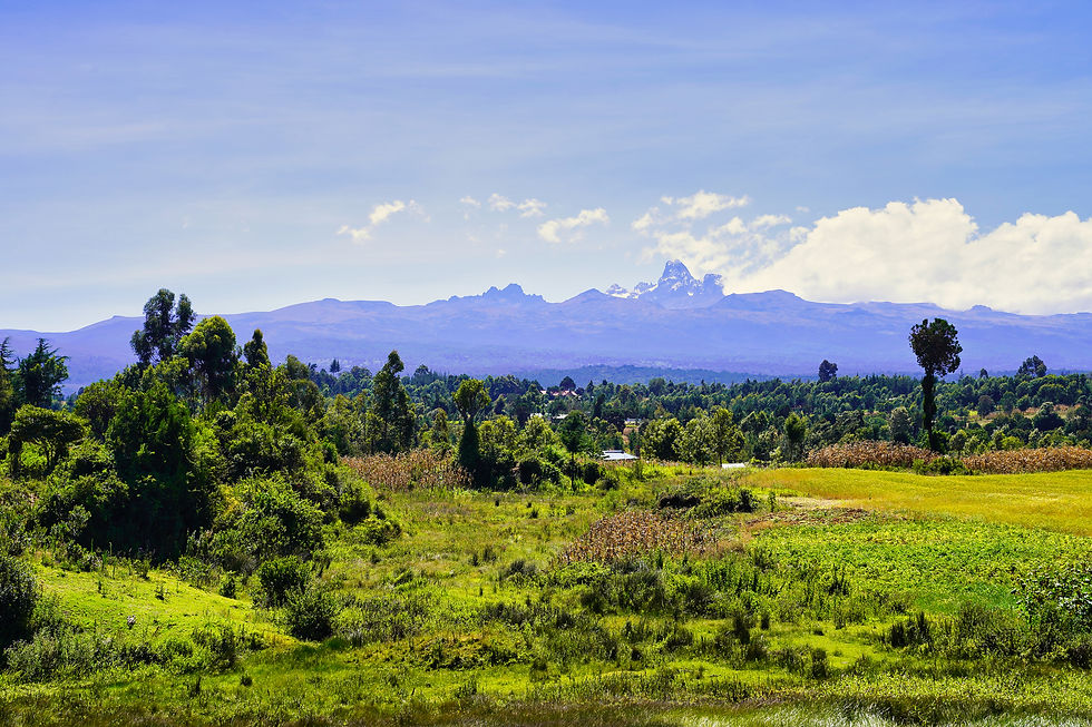 Mount Kenya view from Nanyuki - Image by InnerPeaceSeeker