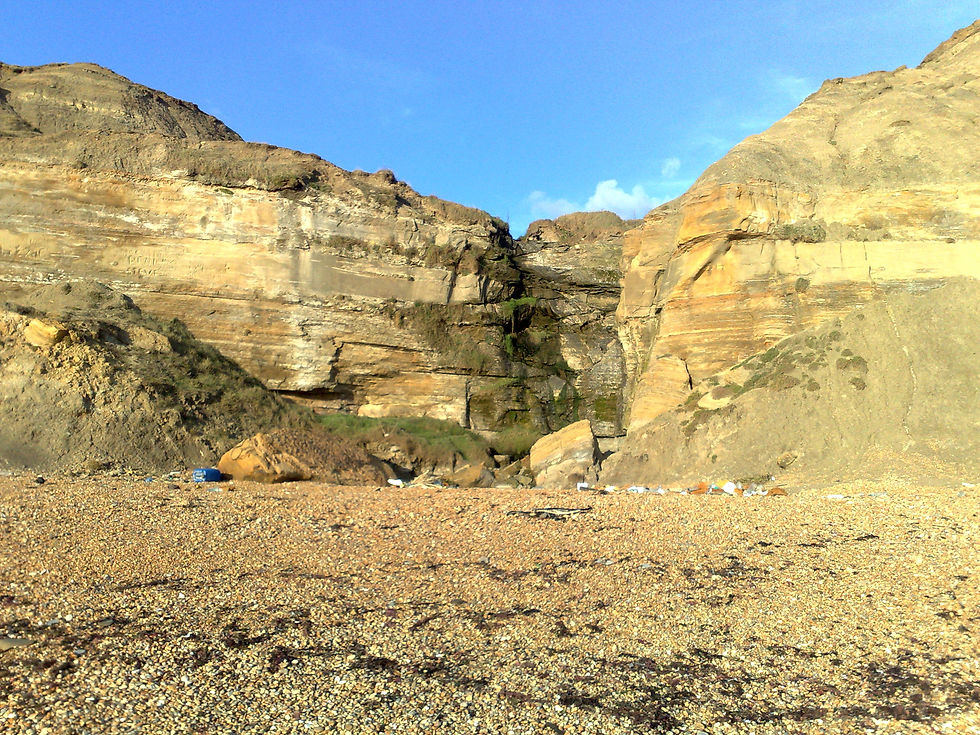 Cowleaze Chine on the Isle of Wight - Image by Debnigo
