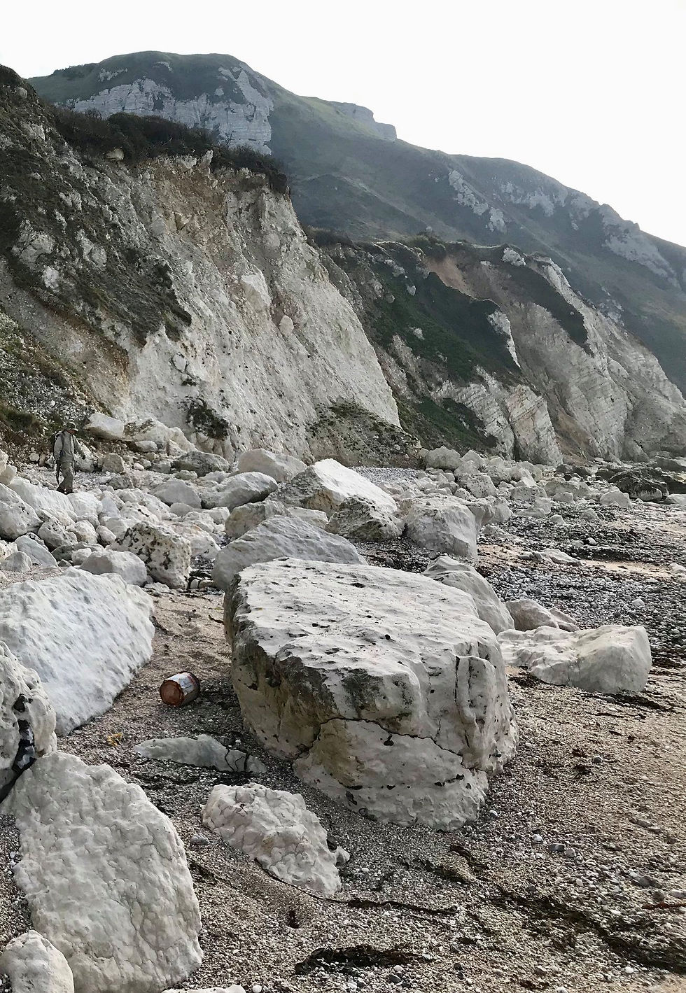 Fresh Rockfall in the Area around White Nothe