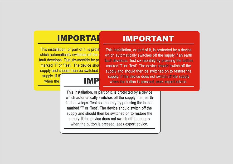 RCD Labels